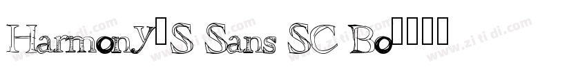 Harmony0S Sans SC Bo字体转换